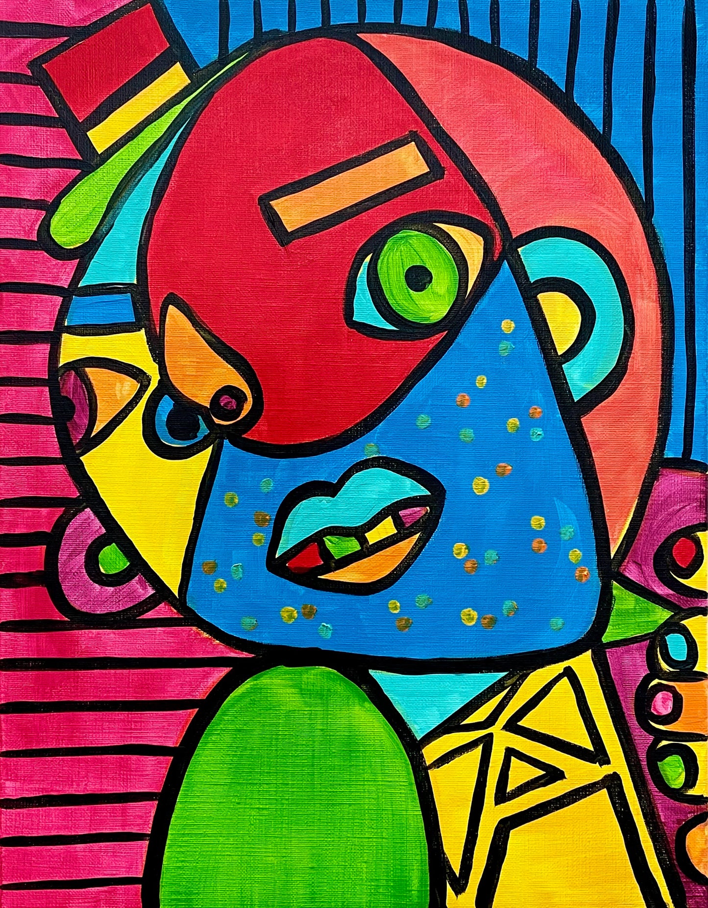 04/03(fri) 14:30〜16:30 ピカソ風似顔絵