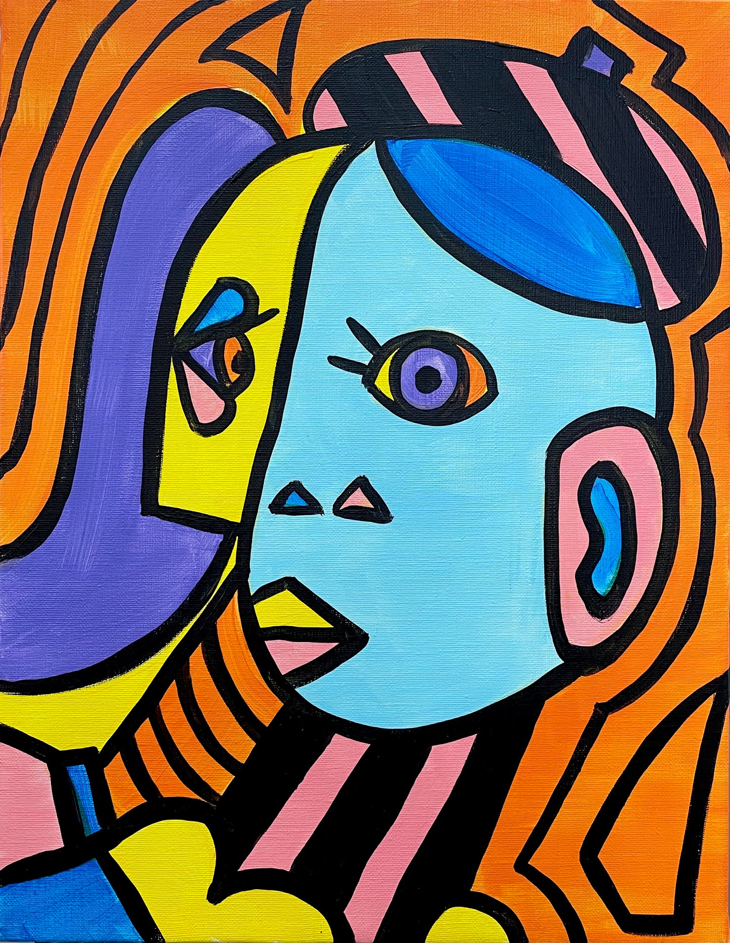 03/19(thu) 14:30〜16:30 ピカソ風似顔絵