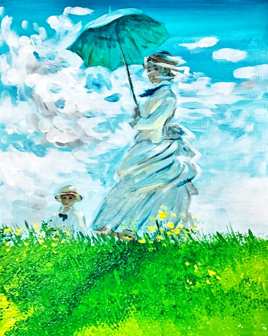 11/10(mon) 13:30〜15:30 クロード・モネ：日傘をさす女 – art wine