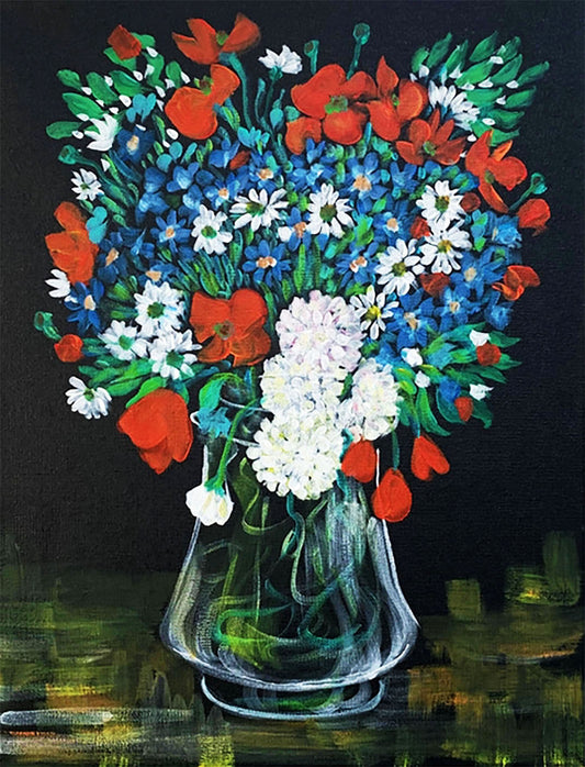 04/15(wed) 11:00〜13:00　彩る花々とガラスの花瓶