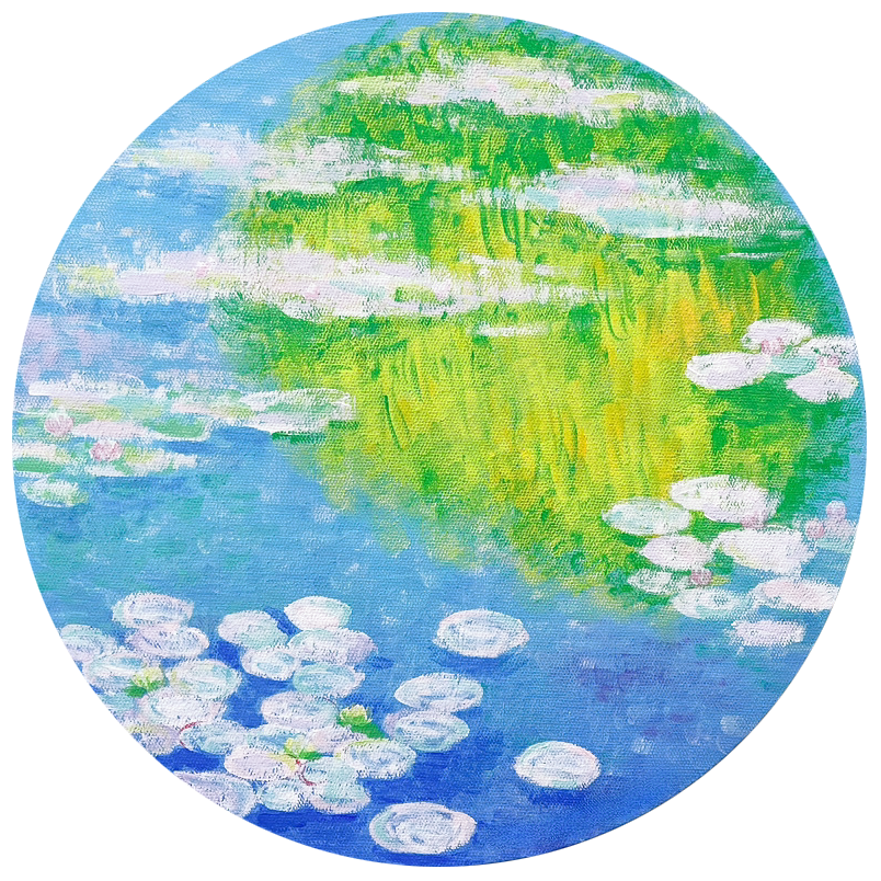 03/28(sat) 14:30〜16:30　クロード・モネ：睡蓮 丸型