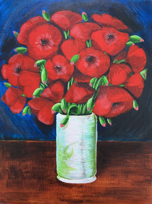 07/20(sat) 14:30〜16:30　ゴッホ：赤いヒナゲシのある花瓶