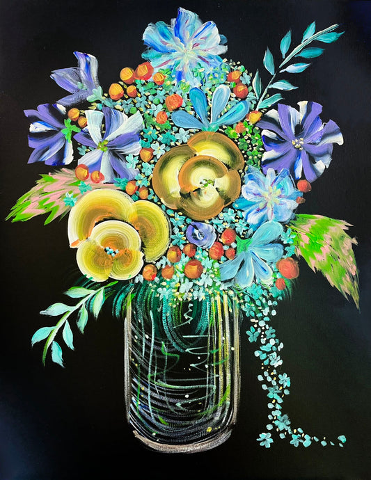 04/10(fri) 14:30〜16:30　彩る花々とガラスの花瓶